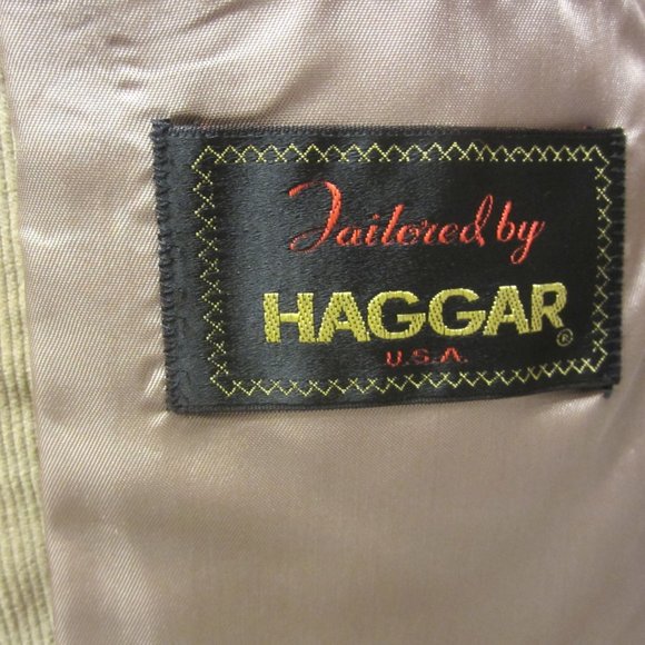RETRO 70'S HAGAR CORDUROY BLAZER, TAN, SIZE 42 - Picture 7 of 13
